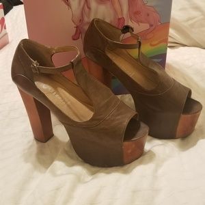 Jeffrey Campbell Foxy Wood size 6.5